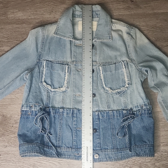 Two-Tone Denim Jacket - Picture 3 of 6